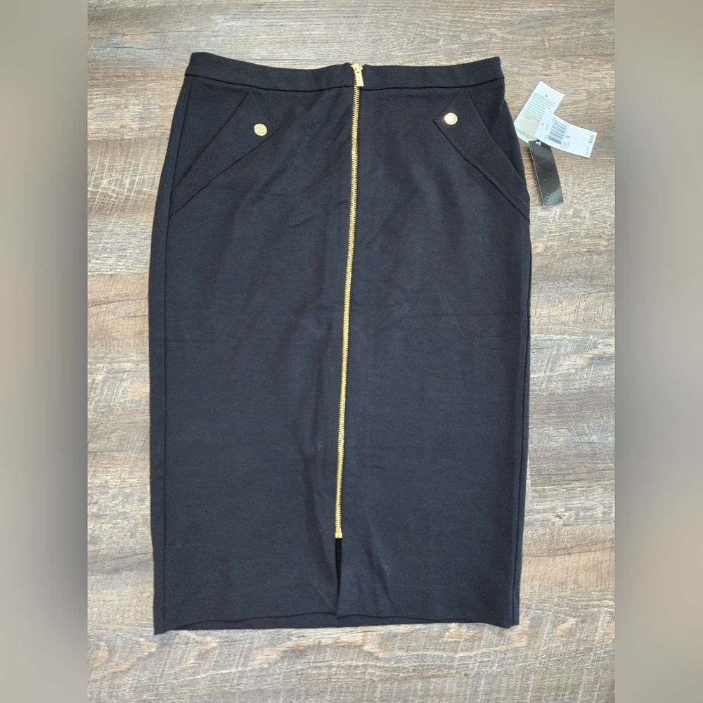 Premise Zipper Front Pencil Skirt, Size 10